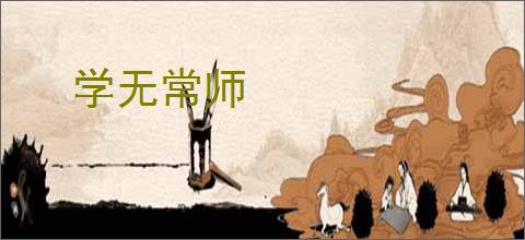 学无常师